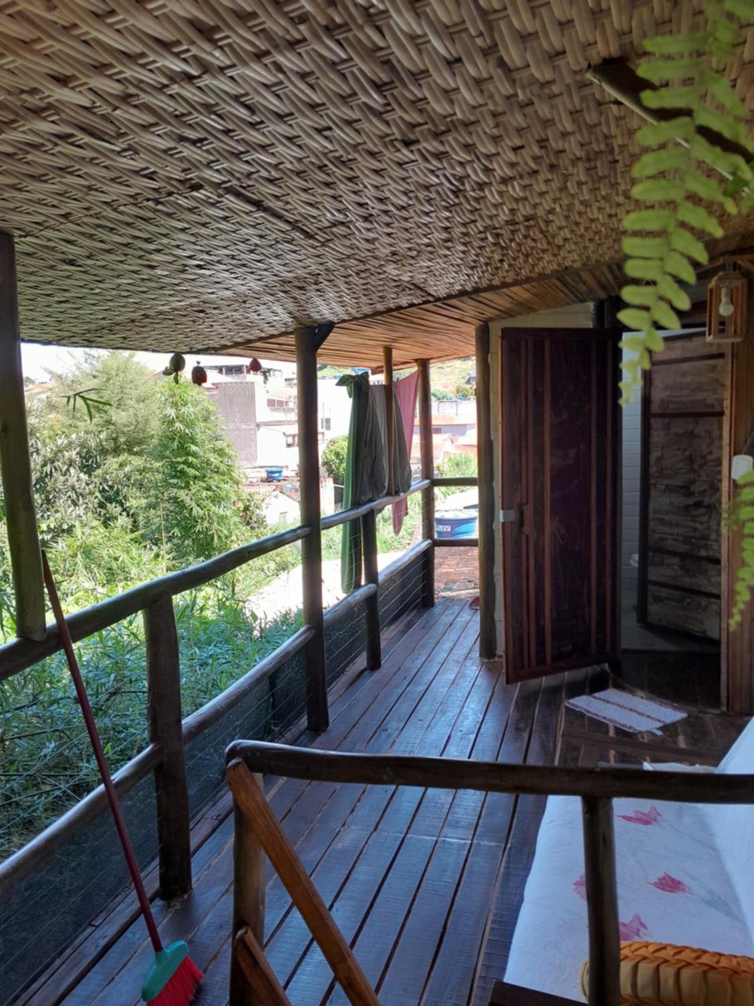 Апартаменты Chale Bambu3 Кунья Экстерьер фото