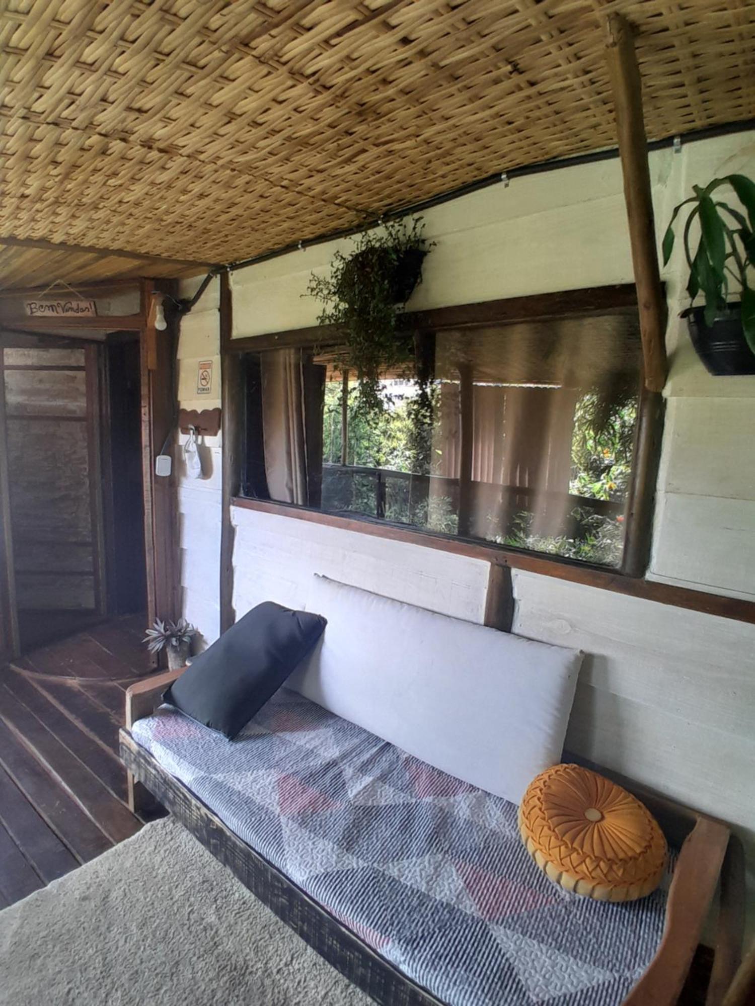 Апартаменты Chale Bambu3 Кунья Экстерьер фото
