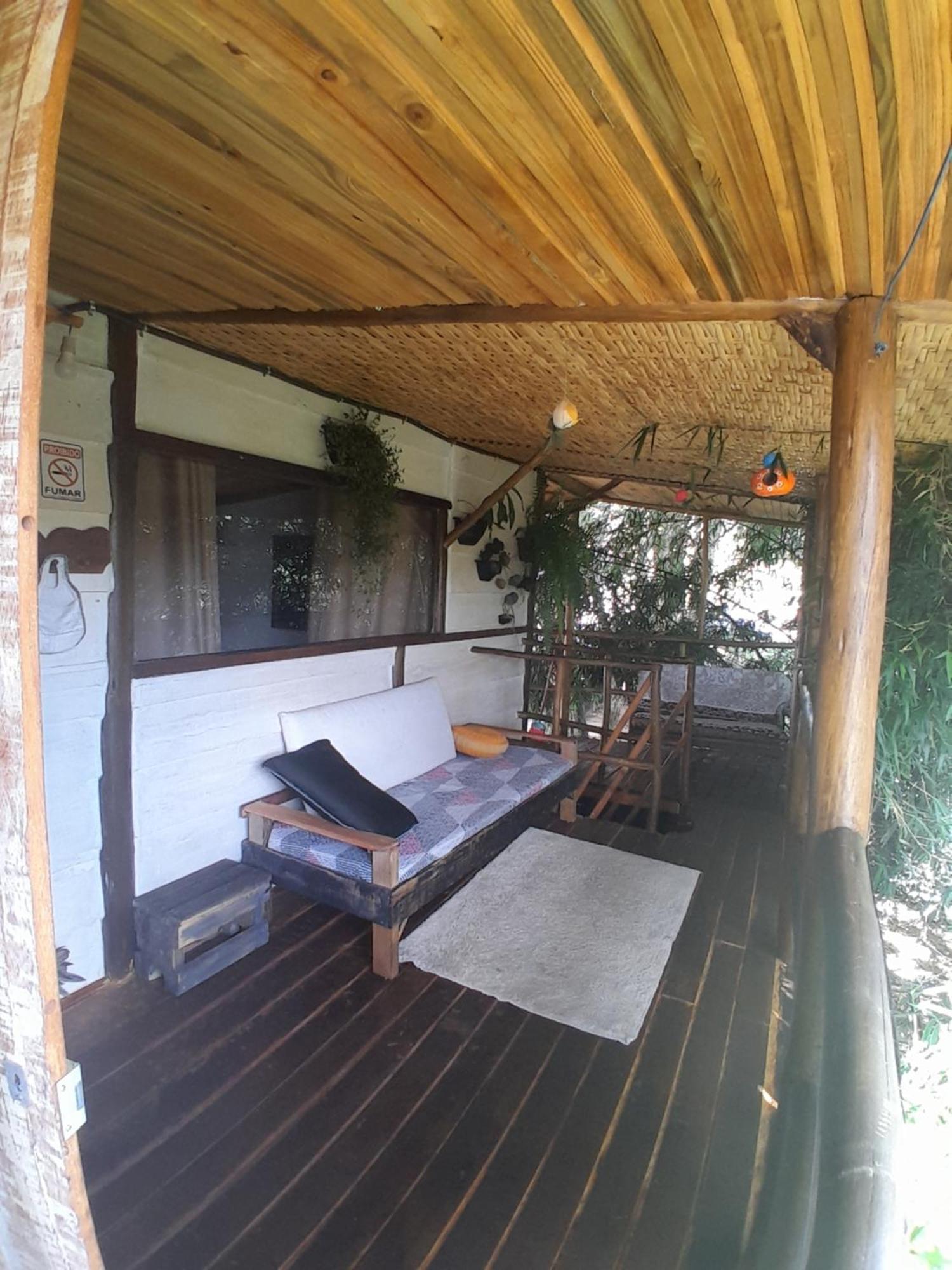Апартаменты Chale Bambu3 Кунья Экстерьер фото
